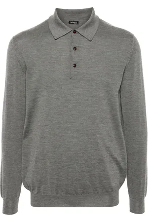 Kiton Finstrikket polo