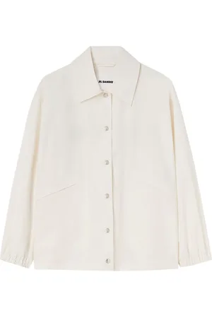 Jil Sander Skjortejakke med logotryk