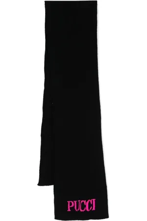 PUCCI Junior Ribbet tørklæde i jacquard med logo