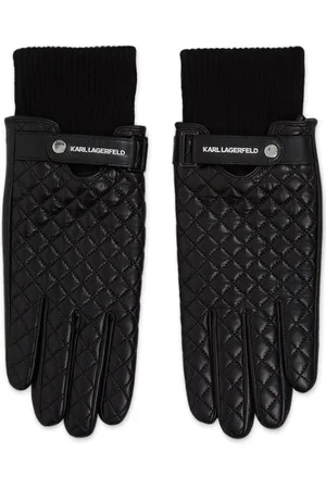 Karl Lagerfeld Essential læderhandsker