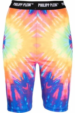 Philipp Plein Cykelshorts med batiktryk