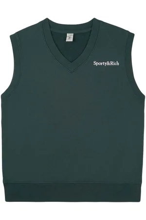 Sporty & Rich Serif vest med logo
