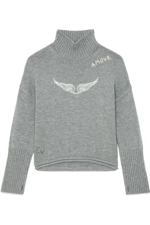 Zadig & Voltaire Sweater med slitageeffekt