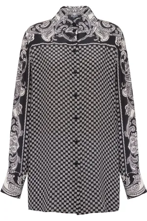 Balmain Skjorte med paisleytryk