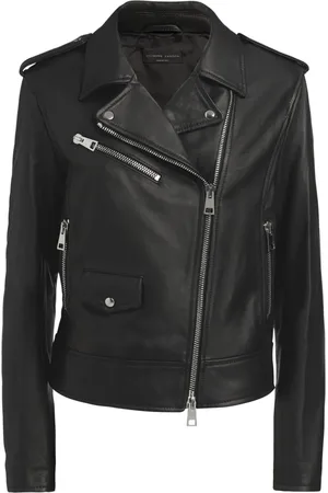 Giuseppe Zanotti Amelia bikerjakke med hakrevers