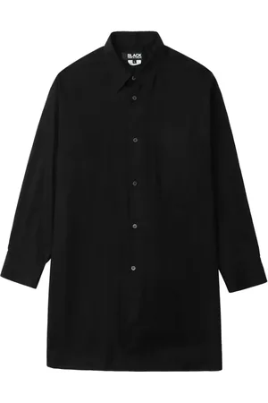 Comme des Garçons Skjorte med satin-paneler