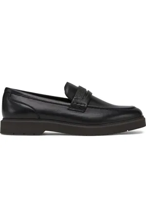Brunello Cucinelli Loafers i læder med krystaludsmykninger