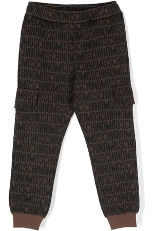 Moschino Joggingbukser i jacquard med logo