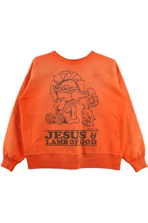 SAINT MXXXXXX Sweatshirt med slogantryk