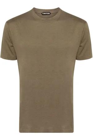 Tom Ford Jersey-T-shirt med broderet logo
