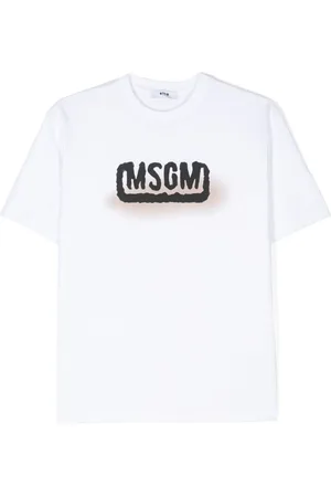 Msgm T-shirt med logotryk