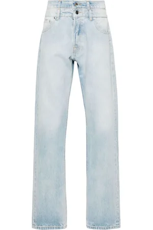 VTMNTS Jeans med lige ben og dobbelt talje