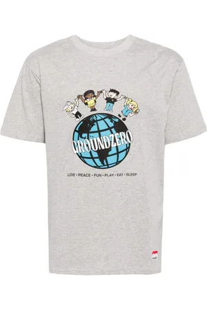 Ground Zero T-shirt med grafisk tryk