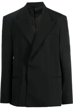 Acne Studios Dobbeltradet blazer med spidsrevers