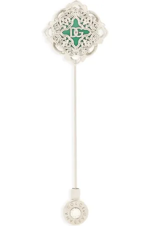 Dolce & Gabbana Dråbe-broche med Majolica-tryk
