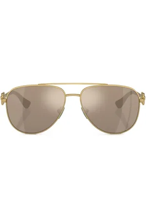 VERSACE Pilot-solbriller med logoplade