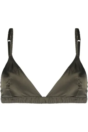 MAISON CLOSE Trekants-bh i silke