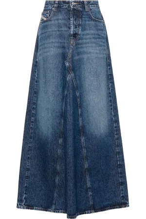 Diesel Lang De-Pago denimnederdel