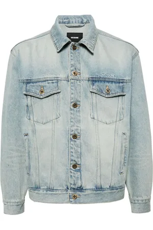 We11 Done Denimjakke med broderet logo