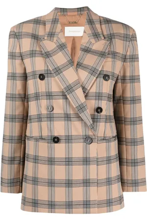 ZIMMERMANN Nålestribet dobbeltradet blazer