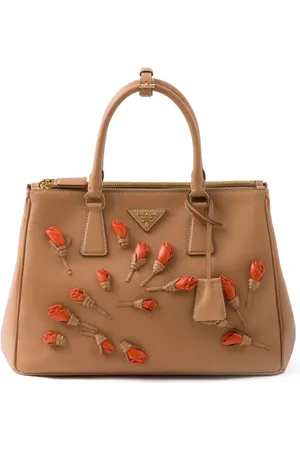 Prada Stor Galleria-håndtaske i saffiano-læder