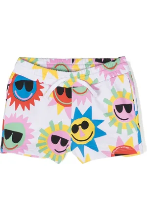 Stella McCartney Shorts i bomuld med soltryk