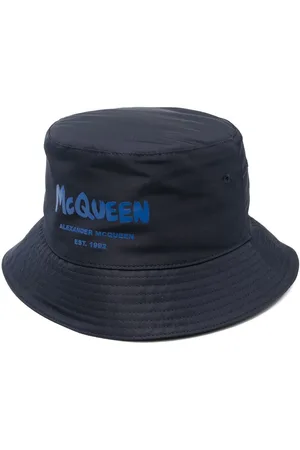 Alexander McQueen Bøllehat med logotryk