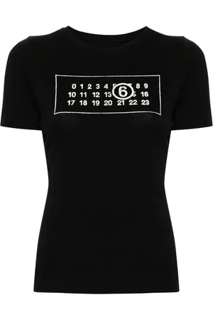 Maison Margiela T-shirt med nummermotiv