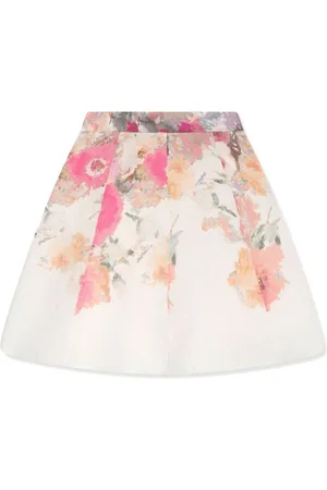 Marchesa Notte Nederdel med blomstertryk og A-snit