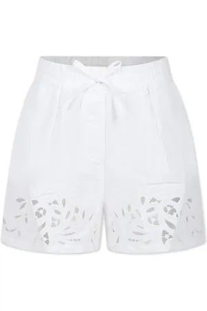 ERMANNO SCERVINO Shorts med blondepanel