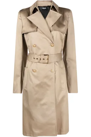 VERSACE Dobbeltradet trenchcoat