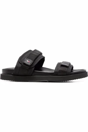 Tommy Hilfiger Sandaler med logoplade og burrelukning