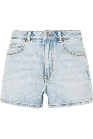 Alexander Wang Denimshorts med broderet logo