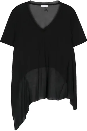 Patrizia Pepe T-shirt med asymmetriske paneler