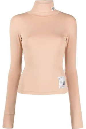 Maison Mihara Yasuhiro Jersey-top med logomærke
