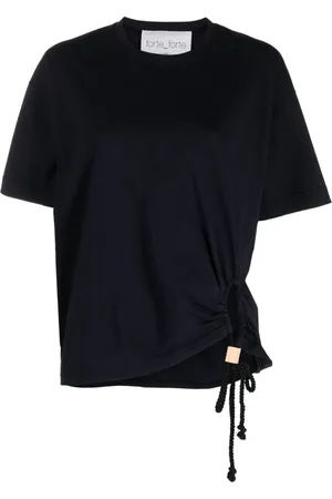 FORTE FORTE T-shirt med flettet detalje