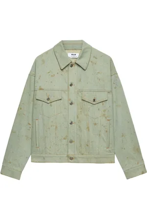 Msgm Denimjakke med pletter