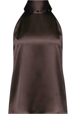 GALVAN Sienna satin bluse