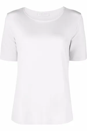 LE TRICOT PERUGIA T-shirt med dyb rund hals