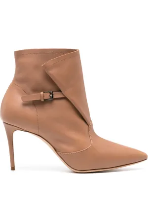 Casadei 85 mm Julia Kate ankelstøvler i læder