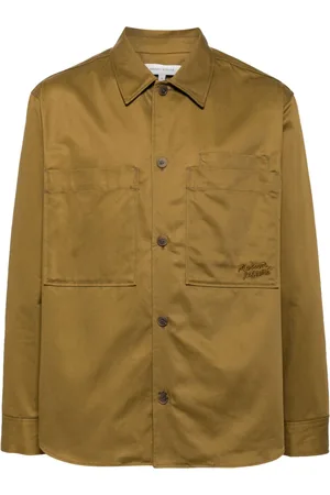 Maison Kitsuné Skjorte med broderet logo
