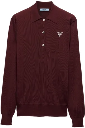 Prada Polo med broderet logo