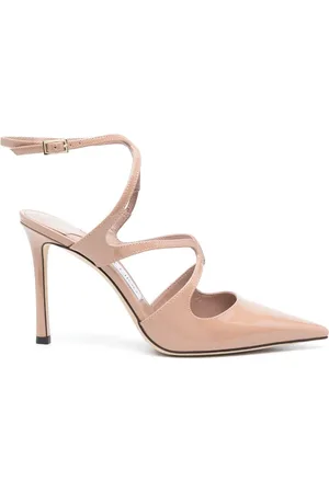 Jimmy Choo Azia 95 mm pumps i lakeret læder