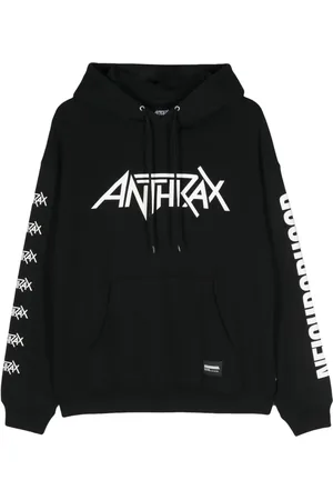 NEIGHBORHOOD X Anthrax hættetrøje med logotryk