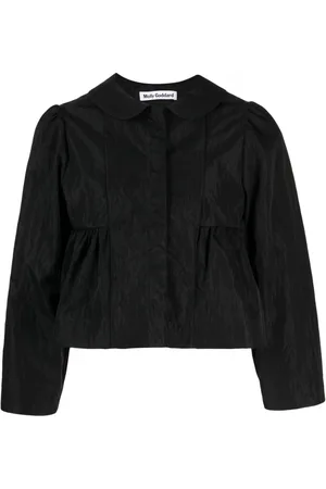 Molly Goddard Cropped Tosca jakke med peplum