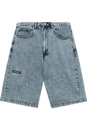 Izzue Denimshorts med logomærke