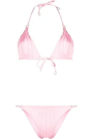 Noire Swimwear Bikinisæt med halterneck og samledetalje