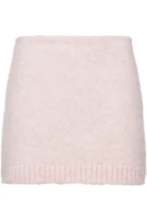 Prada Uldskjorte med trekantet logo