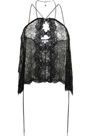 The Attico Top med halterneck
