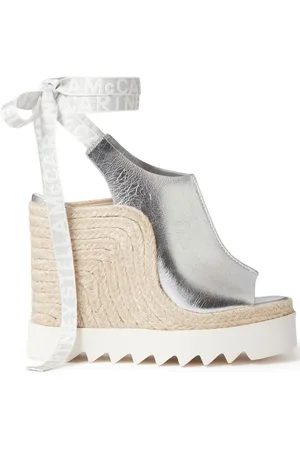 Stella McCartney Gaia 120mm sandaler med logotryk